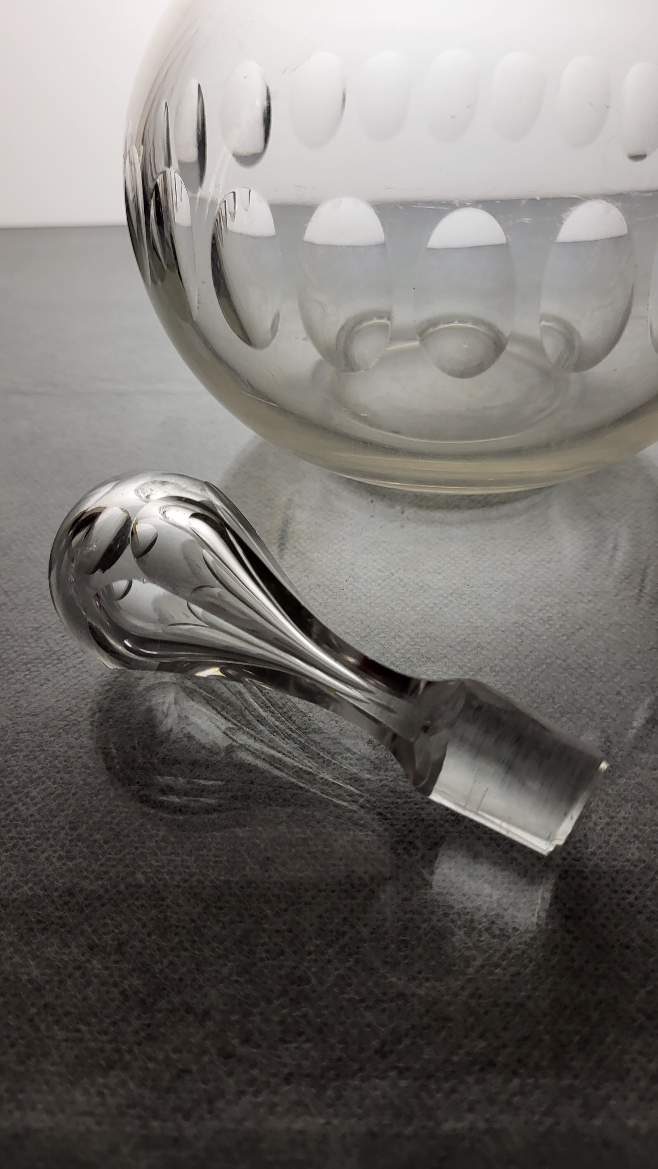 Crystal decanter Hadeland Glassverk Edvard Norway