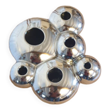 Chrome designer vase