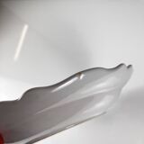 Set de 2 plats en céramique peint à la main motif fleurs