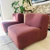 Pair of modular armchairs
