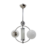 Bauhaus or functionalist chandelier, 1930s