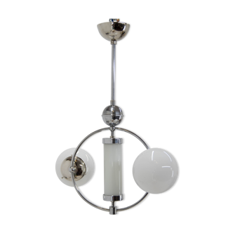 Bauhaus or functionalist chandelier, 1930s