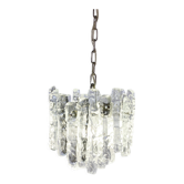 Ice crystal pendant light by Kalmar, 1960s