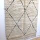 Moroccan Berber carpet Beni Ouarain with black diamonds 2,38x1.54m