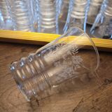 Set of 12 engraved glasses – 50s-60s