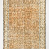 6x10 Vintage Orange & Green Classic Vintage Rug, 197x305Cm