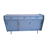 Buffet kitchen low blue formica