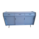 Buffet cuisine bas formica bleu