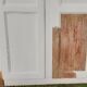Pair of 19th-century cupboard doors and frame, woodwork