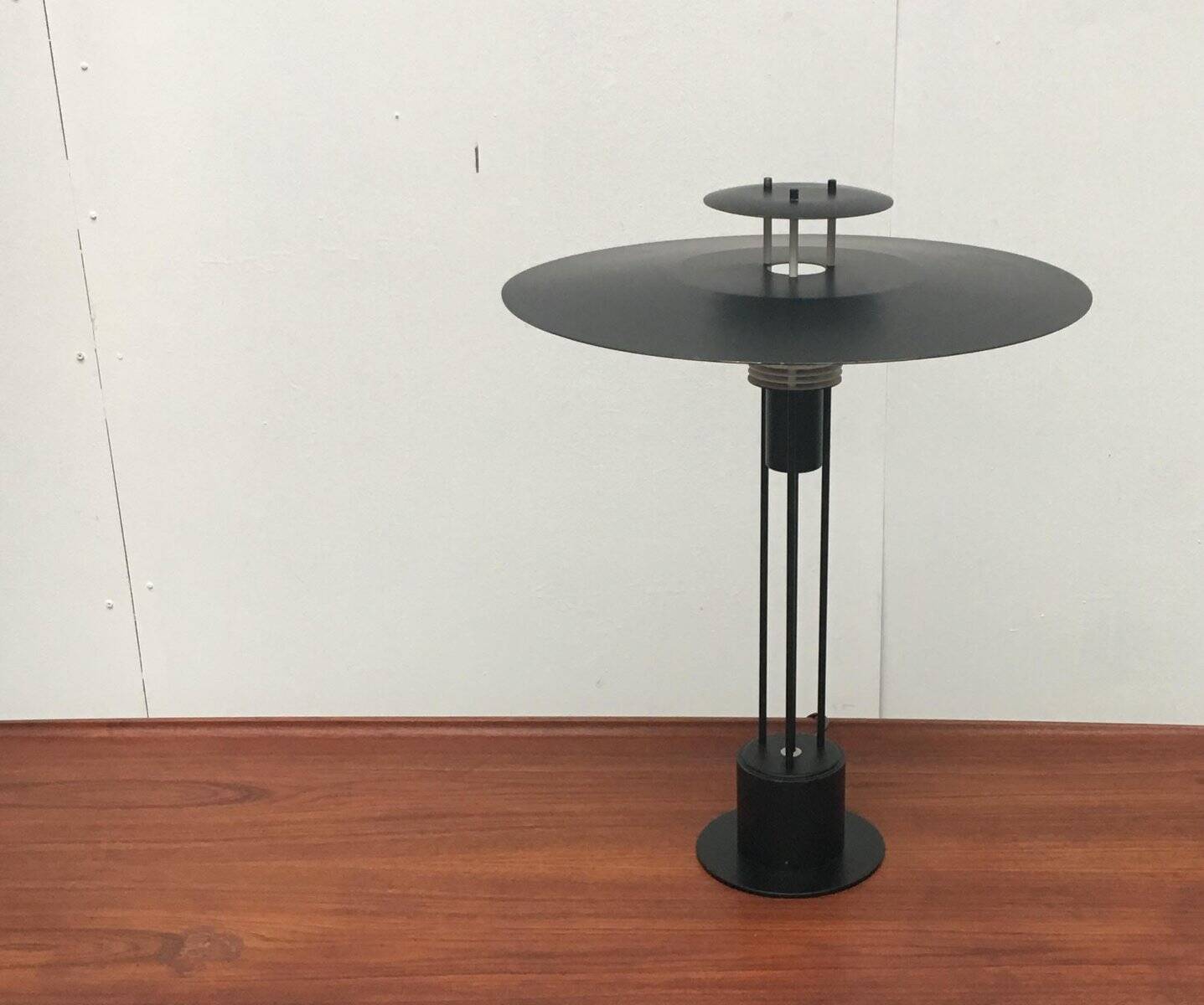 Lampe de table métallique danoise vintage de Frandsen