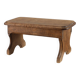 French Provincial Small 19th century rustic oak bench, France