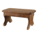 French Provincial Small 19th century rustic oak bench, France