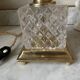Brass, glass and crystal lamp v