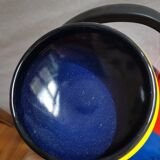 Enamelled metal kettle pitch 70 design style memphis