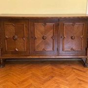 Coffre ou commode en chêne de style espagnol, début du 20e siècle