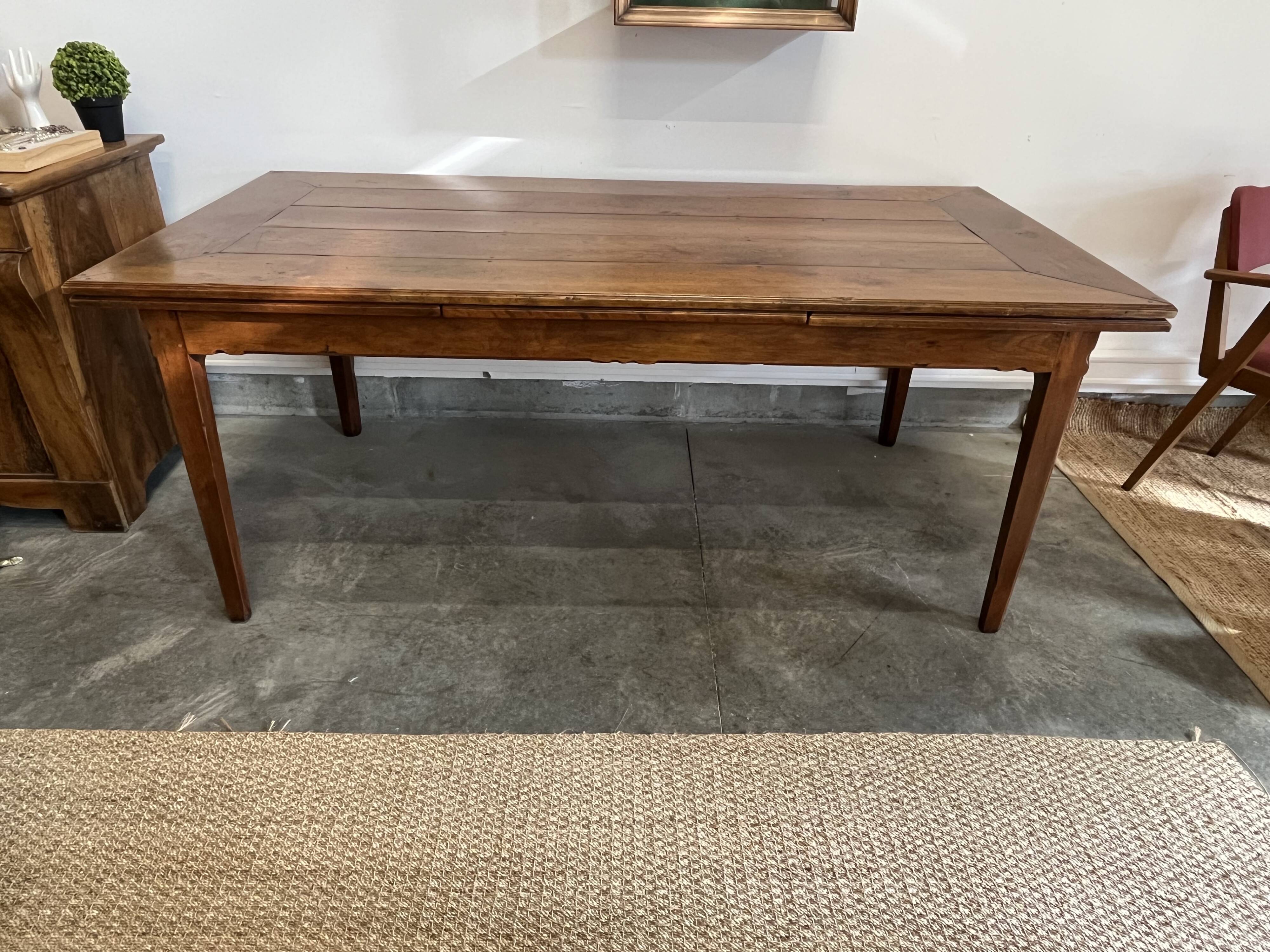 12-person farmhouse table, rustic solid wood 666001