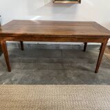 12-person farmhouse table, rustic solid wood 666001