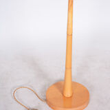 Mid century floor lamp made in 1950s czechia - beech, original condition