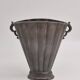 Vase sculptural en Diskometal par Just Andersen, années 1930 / Grâce danoise / Art Déco