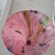 Speckled blown vase by Briot