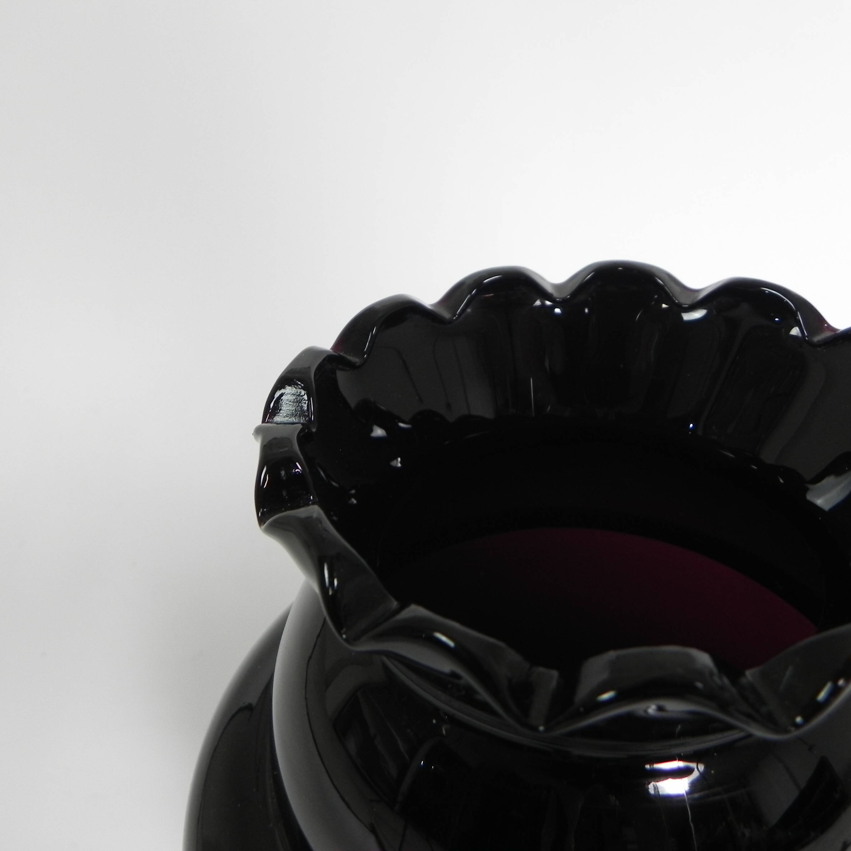 Art Deco vase with ribbed rim, Doyen, Boom, 1930s