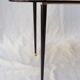 Table basse 1950 en verre noir