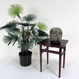 Glazed ceramic art vase with standing ceramic ring by Hanne Wydra-Jantz, Germany 1980