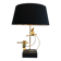 Brass Table Lamp with Wild Goose Flight, French Work, circa 1970