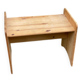 Vintage Scandinavian shelf in solid wood 48cm