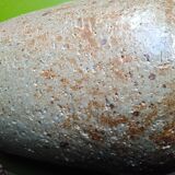 Large Vallauris sandstone lamp base (1975)