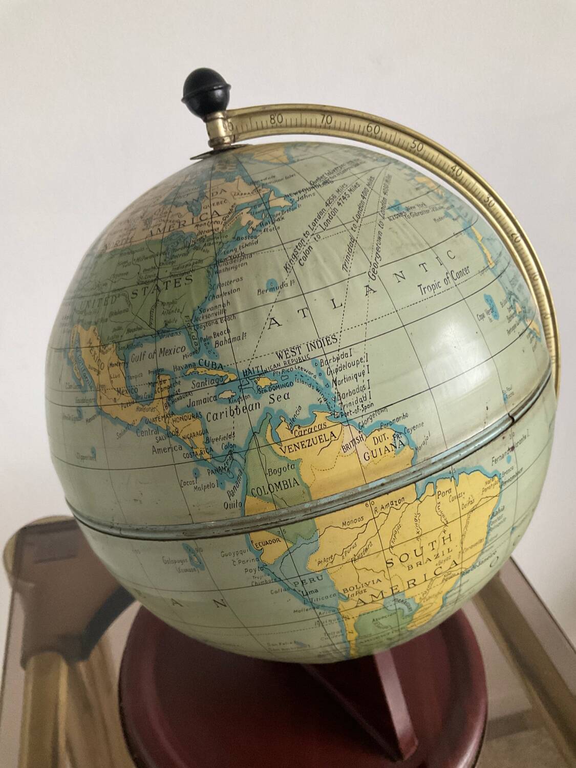 Vintage Chad Valley World Map from the 50s-60s