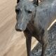 Bronze sculpture of a Greyhound