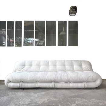 “Soriana” 4-seater sofa by Afra & Tobia Scarpa, 1970.