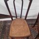 2 vintage caned bistro chairs