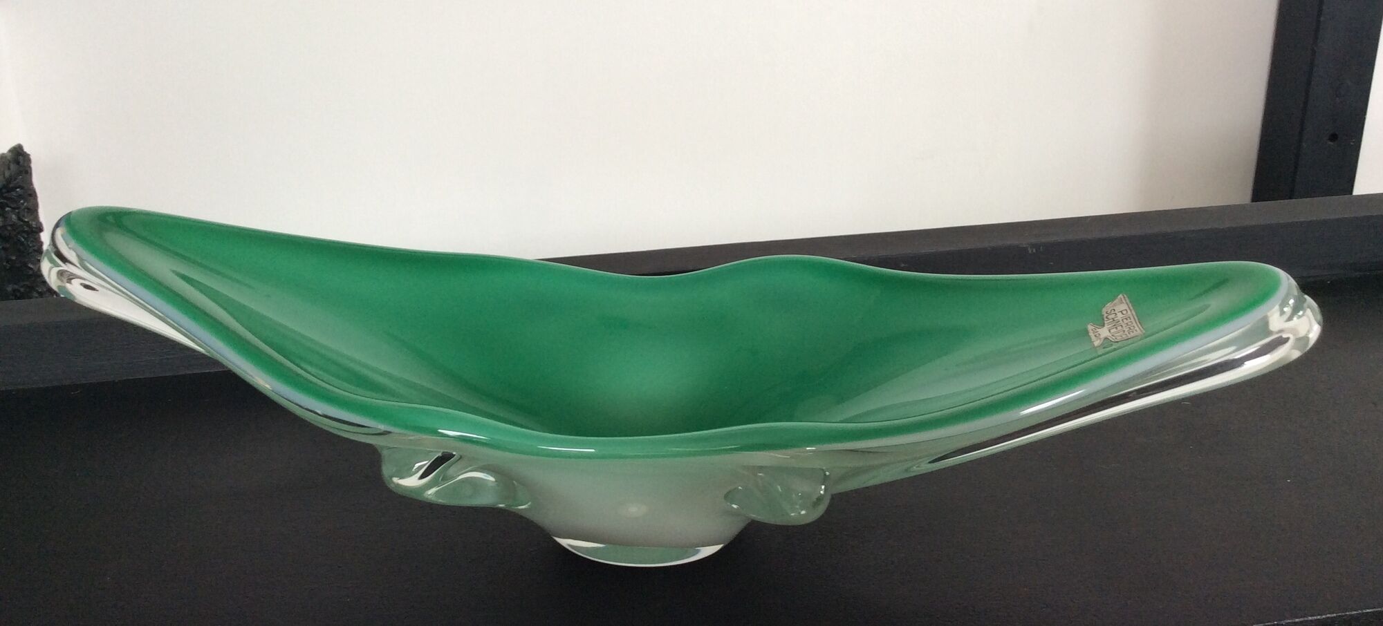 Empty pocket Pierre Schneider Paris in glass paste 70s
