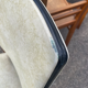 Lot de 4 chaises 1950 revêtement skaï