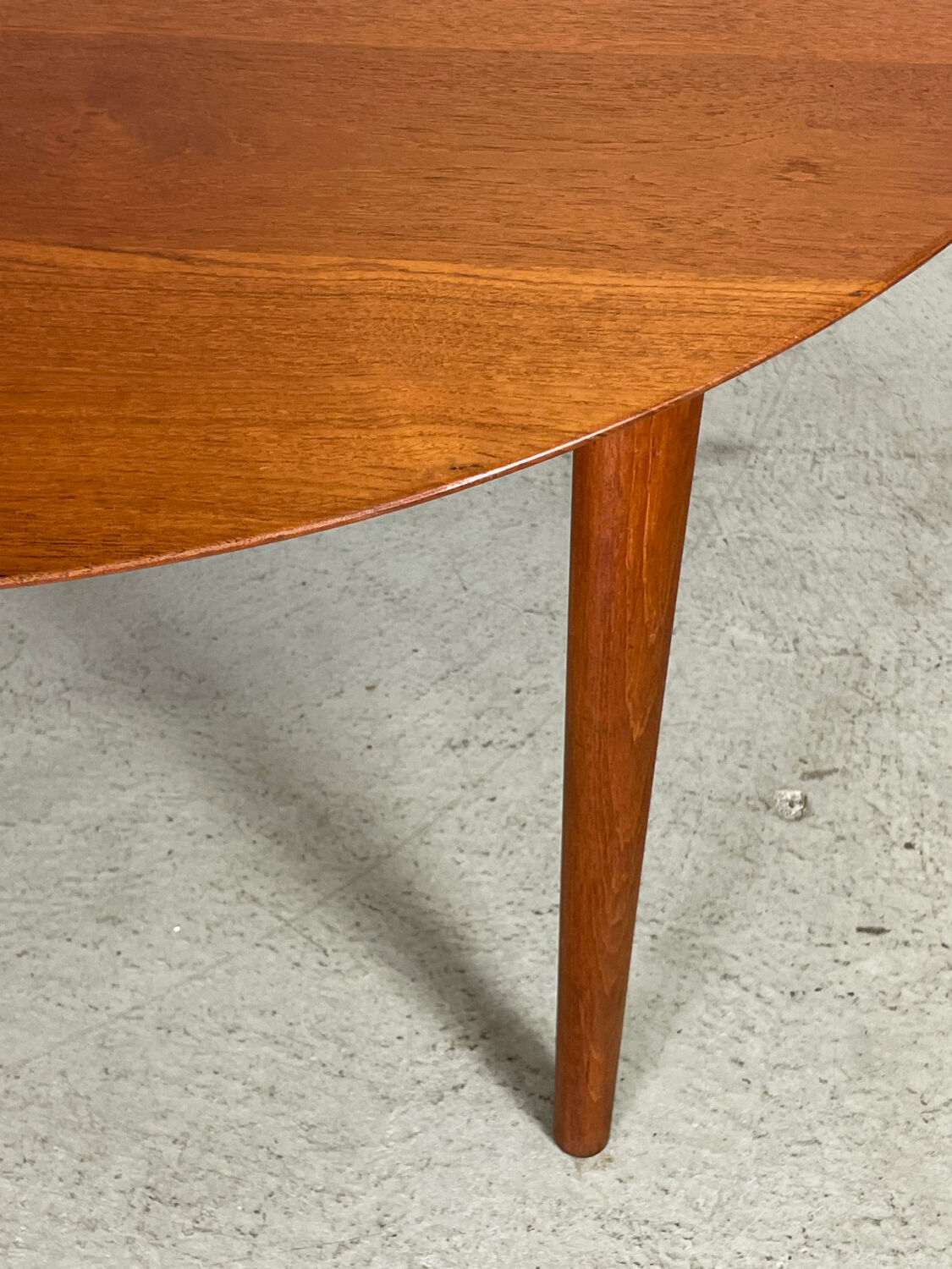 Round Dining Table in Teak by Hvidt&Mølgaard, Denmark 1950s