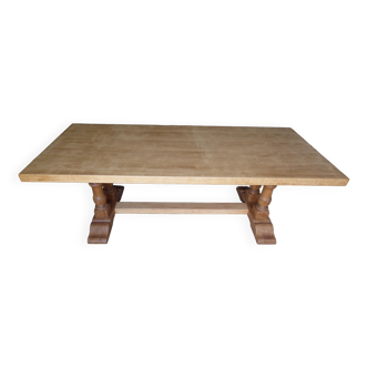 Table monastère 309 cm à 2 rallonges amovibles