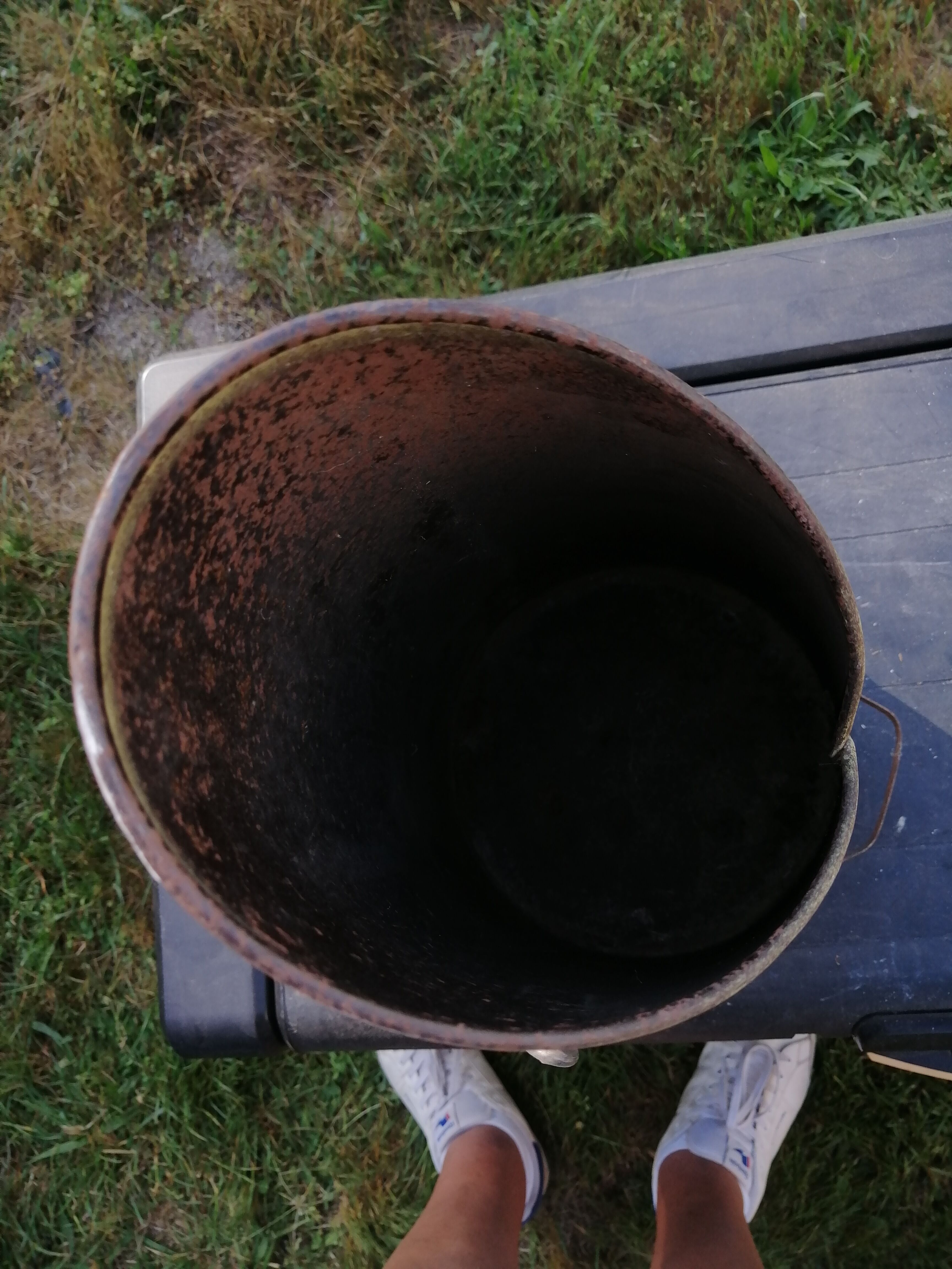 Old coal bucket