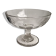 Compotier corbeille à fruit en verre moulé début XXème