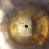 Silver-plated metal chandelier, 1925