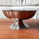 6 Guy Degrenne ice cream cups and spoons, Louis XV model