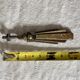 Door knob, art deco furniture handle in brass