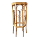 Vintage bamboo pedestal table.