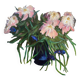 Tableau HST "bouquet de fleurs en vase" signé Porcherot fin XX°