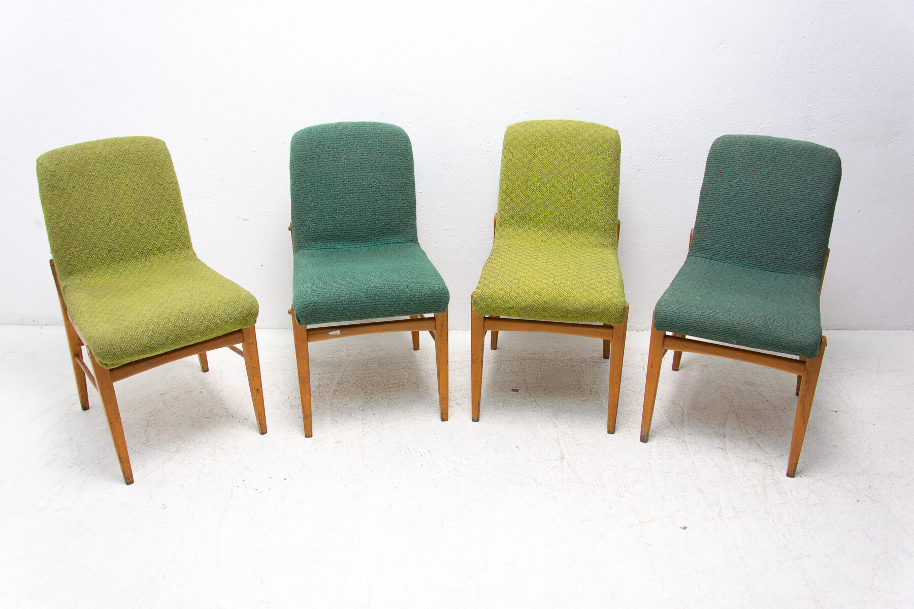 Mid century Dining Chairs by Miroslav Navrátil, 1960s, Set of 4