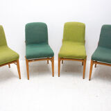 Mid century Dining Chairs by Miroslav Navrátil, 1960s, Set of 4