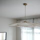 Suspension florale coton et rotin - suspension fleur.