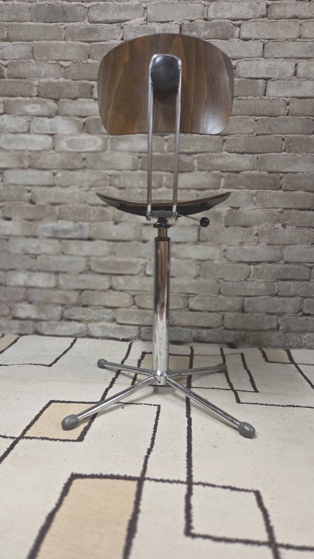 Tabouret SE 68 Egon Eiermann W-S Original-Modell, années 70
