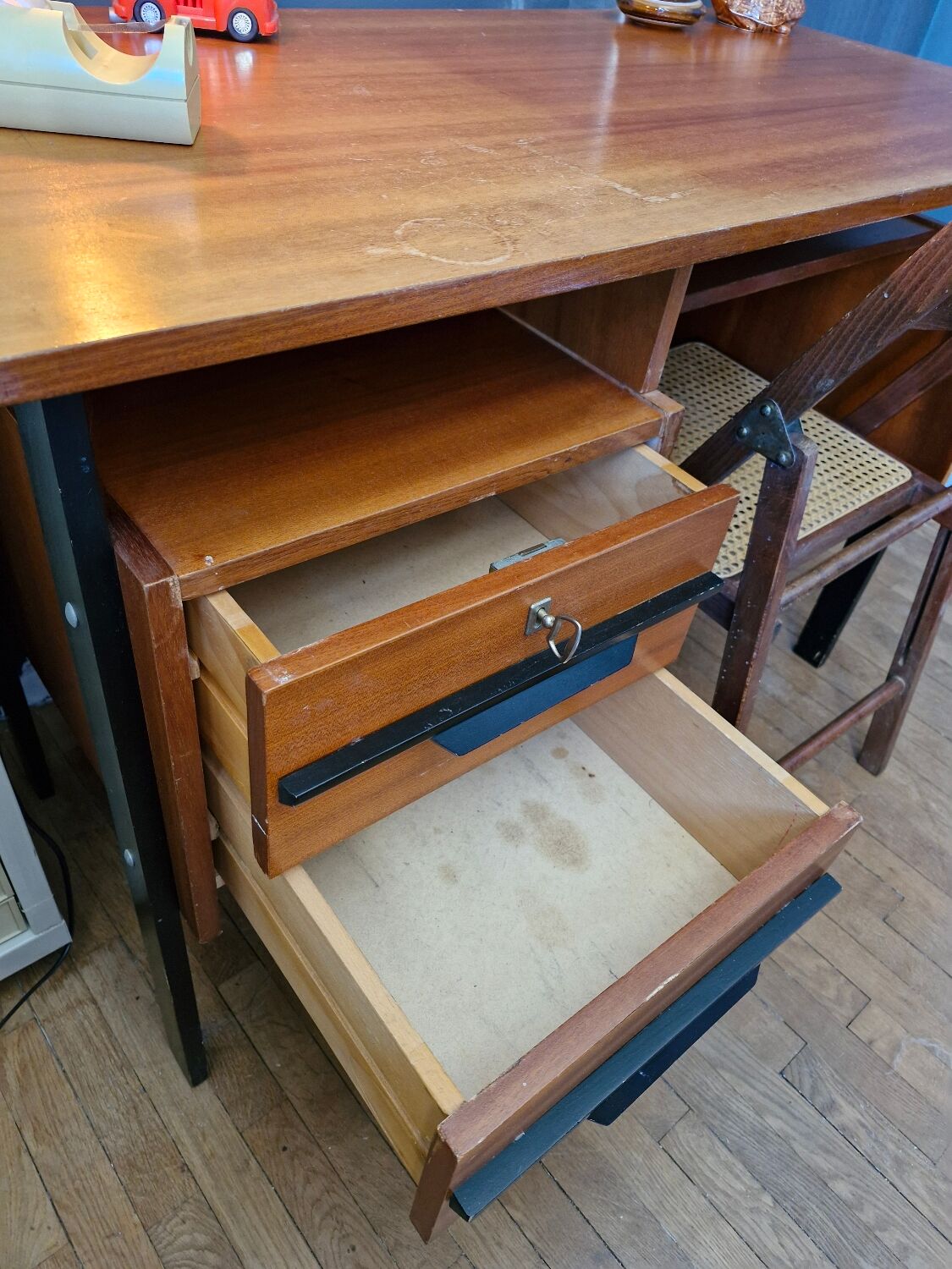 Bureau moderniste teck 1950,60